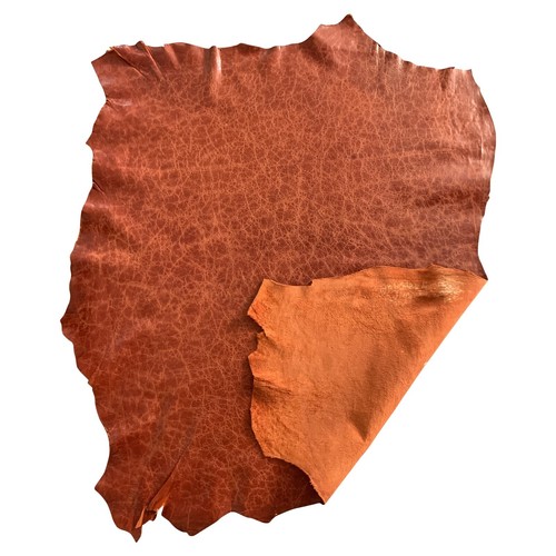 Burnt orange genuine leather - burnt,