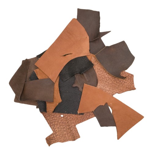 Bison buffalo leather scrap - bison, 1