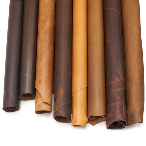 Chrome tanned cowhide - tanned, leather