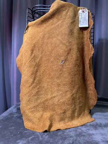 Genuine deerskin suede - genuine, leather