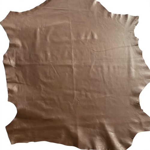 Brown leather hide soft - brown,